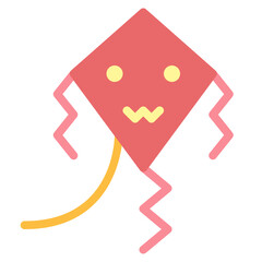 kite flat icon style