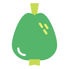 guava flat icon style