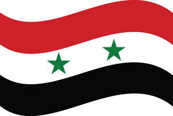 Syria country flag vector illustration