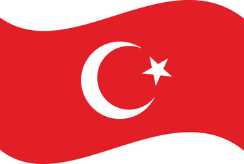 Turkey country flag vector illustration