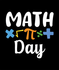 Math is no problem math day vector t-shirt design