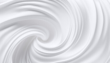 White swirl texture of cream background, generative ai