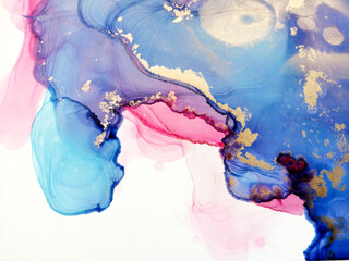 Rainbow Marble Diagonal. Glitter Texture Circle.