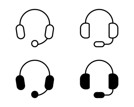 headphones vector illustration