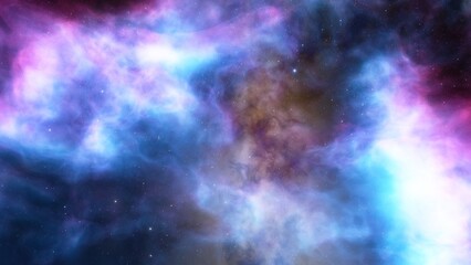 Fototapeta na wymiar nebula gas cloud in deep outer space 
