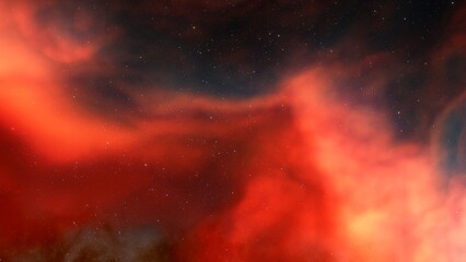 nebula gas cloud in deep outer space
