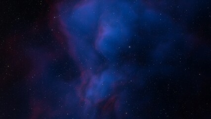 red-violet nebula in outer space, horsehead nebula, unusual colorful nebula in a distant galaxy, red nebula 3d render
