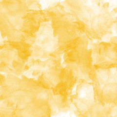 Abstract Yellow Watercolor Background Texture