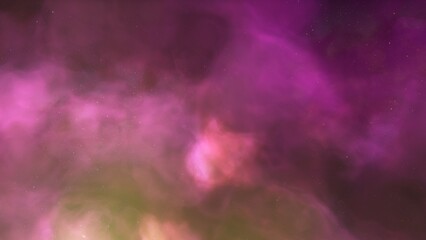 Deep space nebula with stars. Bright and vibrant Multicolor Starfield Infinite space outer space background with nebulas and stars. Star clusters, nebula outer space background 3d render
