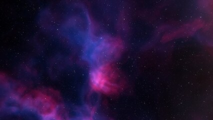 Night sky - Universe filled with stars, nebula and galaxy

