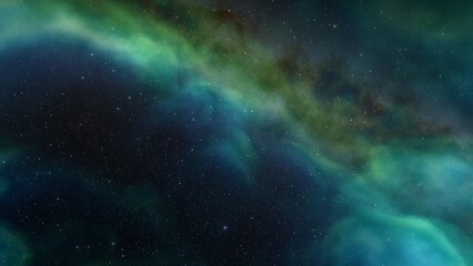 Night sky - Universe filled with stars, nebula and galaxy
