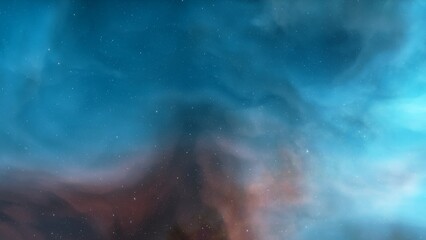 bright nebula, nebula in space, majestic red-purple nebula, beautiful space background 3D render
