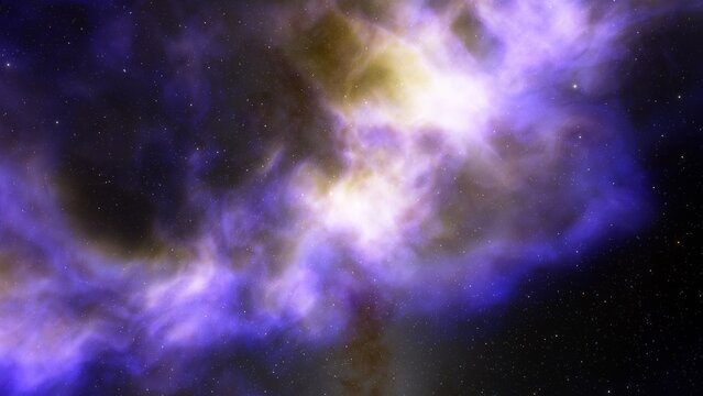 bright nebula, nebula in space, majestic red-purple nebula, beautiful space background 3D render © ANDREI