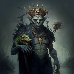 Unholy Alliance: A Demon and His Reptilian Companion