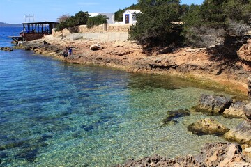 The most beautiful and representative beaches of Ibiza. Daydream sea and wonderful colors of a still untouched nature.