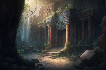 Unworldly Tales Told From a Forgotten City’s Mystic Walls Generative AI