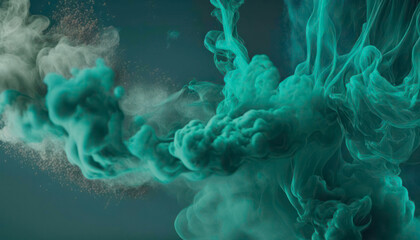 Green smoke. Generative AI