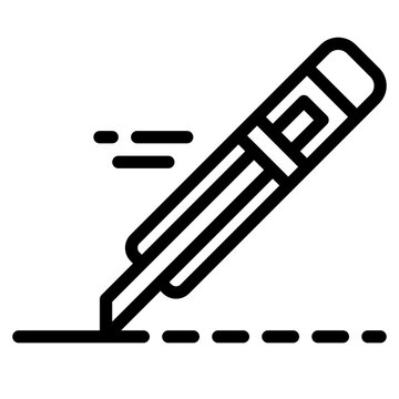 recommend clip art: cutter line icon style