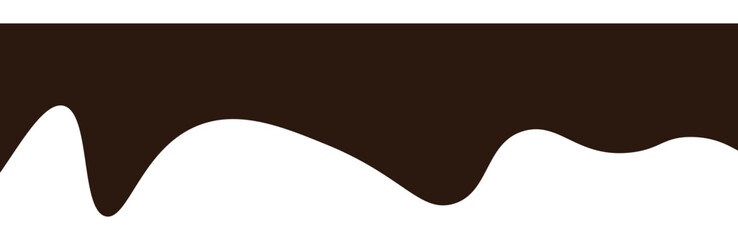 Chocolate drops background. Vector illustration.	