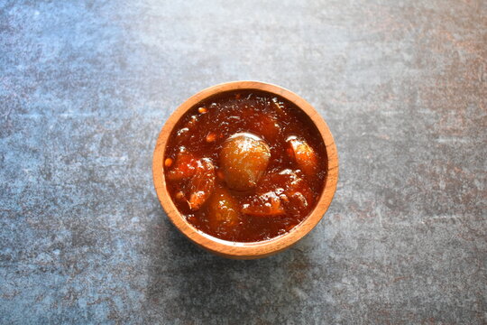 Indian traditional sweet lime pickle