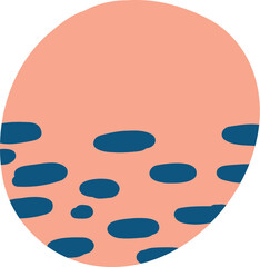 Elegant round frame, garland, wreath or border made of colorful fallen oak leaves, acorns and berries and Autumn Colors inscription inside. Natural decorative illustration in modern flat style