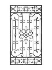 Wrought iron decorative fence.