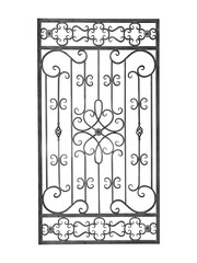 Wrought iron decorative fence.