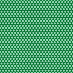 Fototapeta na wymiar Białe kropki na zielonym tle, tapeta.