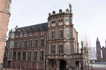Fototapeta na wymiar Duivelshuis in the center of Arnhem in the Neterlands