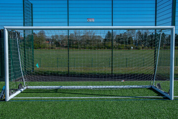 Fototapeta premium NETS AT THE ASTROTURF PITCH 