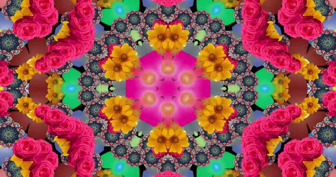 floral video background fullhd 4k video instant download