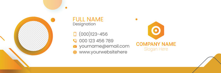 Professional Corporate email signature template