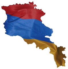 Drapeau/carte arménien