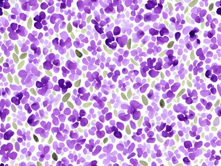pattern with flowers created with generative ai