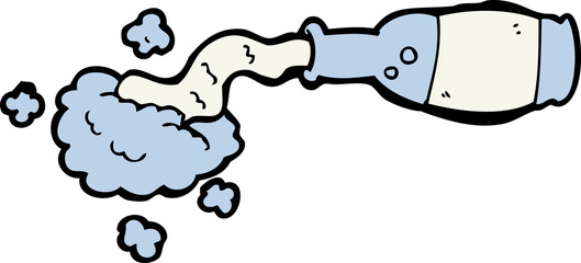 cartoon spilled bottle