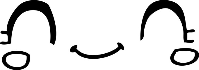 cute cartoon face