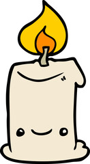 cartoon candle