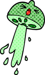 cartoon doodle citrus fruit