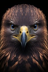 Obraz premium Portrait of a eagle, generative AI