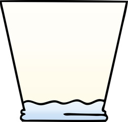 quirky gradient shaded cartoon drinks tumbler