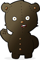 cute cartoon black bear