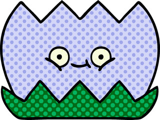 comic book style cartoon water lilly