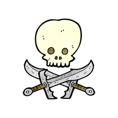 skull and swords symbol