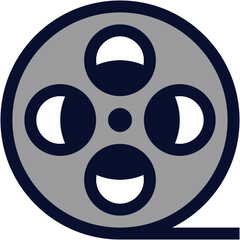 Film Roll Color Icon