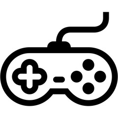 Videogame Pad. Game Pad Line Icon