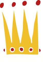 cartoon doodle crown