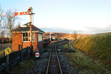Leadhills Station - terminus of the Leadhills and Wanlockhead Light Railway
