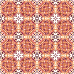 Multicolored Tiled Pattern