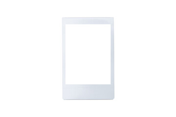 Instant print frame blank with transparent background