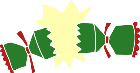 cartoon doodle exploding cracker